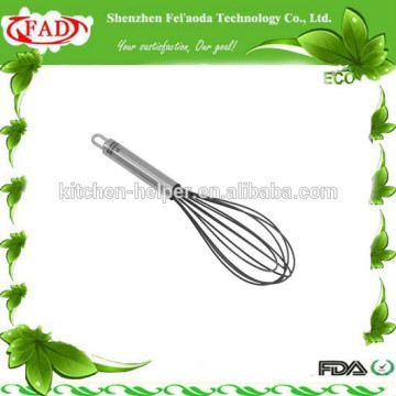 As Seen on TV Top Quality Stainless Handle Silicone eggbeater